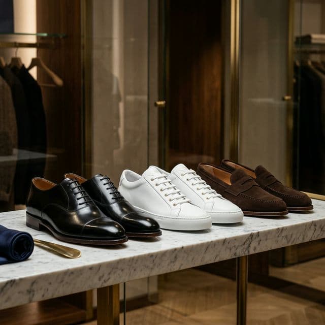 Curated collection of premium men's shoes
